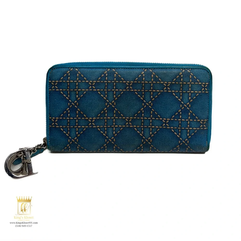 Christian Dior zip around Wallet